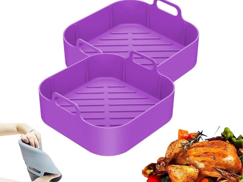 Cestos de silicone para airfryer
