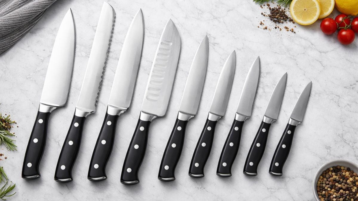 Conjunto de facas representando os melhores conjuntos de facas em 2026