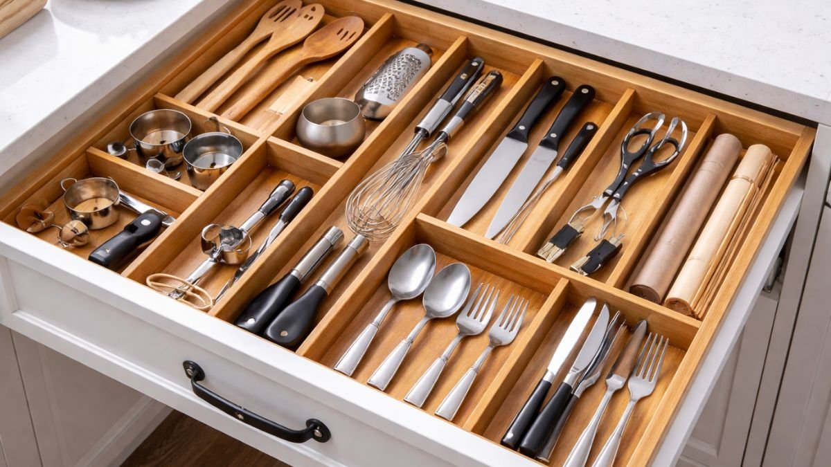 Melhor organizador de gavetas para cozinha