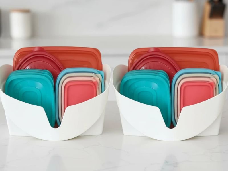 Organizador de tampas de potes e marmitas