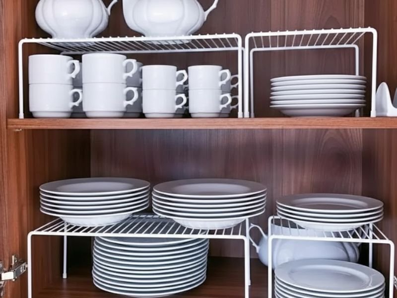 Prateleiras aramadas