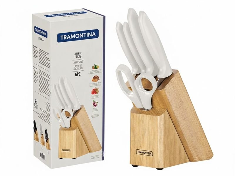 conjunto de facas Tramontina Plenus resistente para cozinha