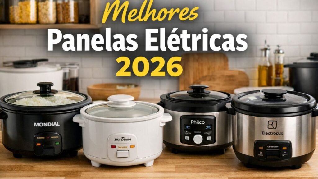 melhores panelas elétricas 2026 para cozinha prática e organizada