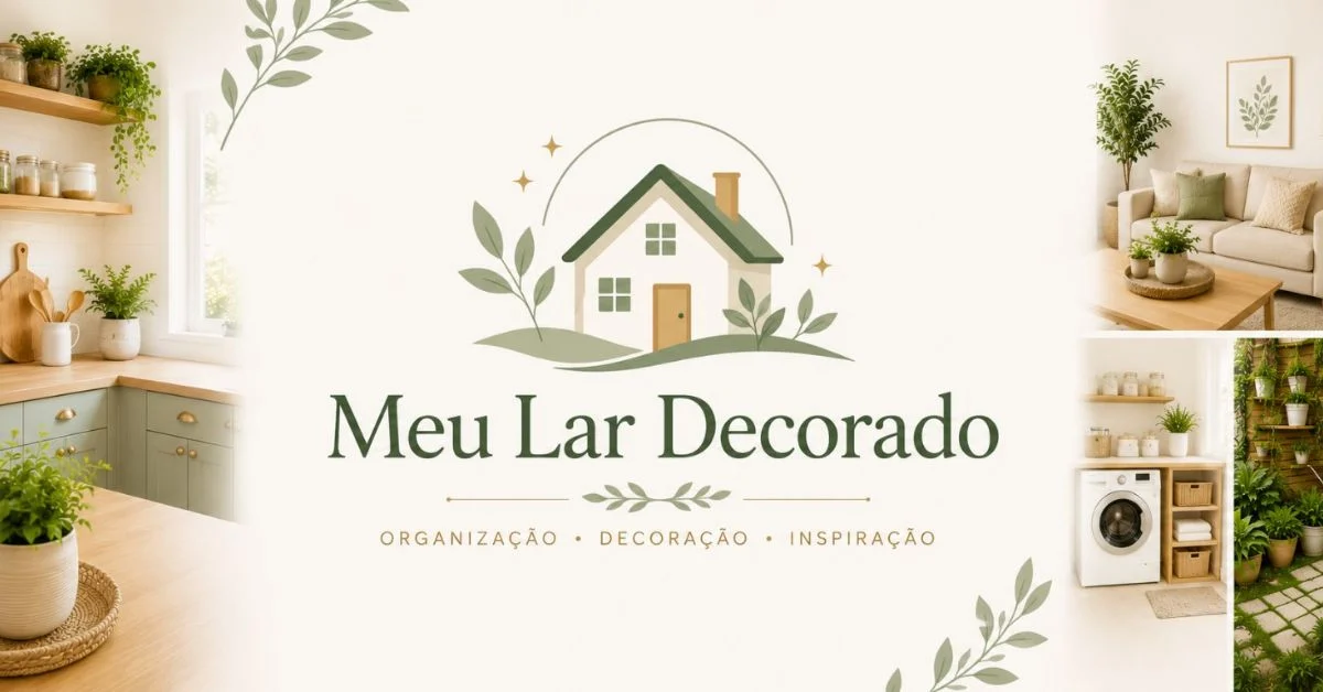 Banner Meu Lar Decorado com inspirações de decoração, organização e ambientes aconchegantes