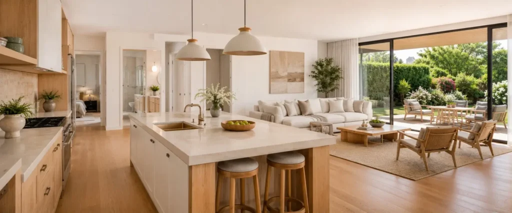 Ambientes organizados e decorados com soluções práticas para casa e cozinha
