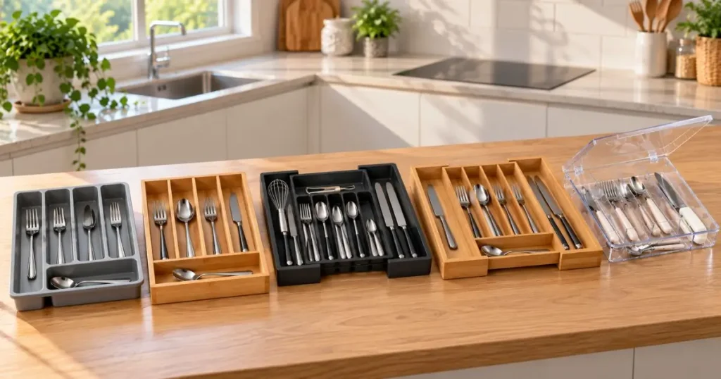 Melhor porta-talheres com 5 modelos para organizar a gaveta da cozinha